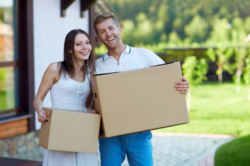 Local movers helping with a residential relocation in Woking