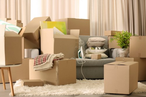 Unpacking boxes into a new Woking home to help residents settle in faster
