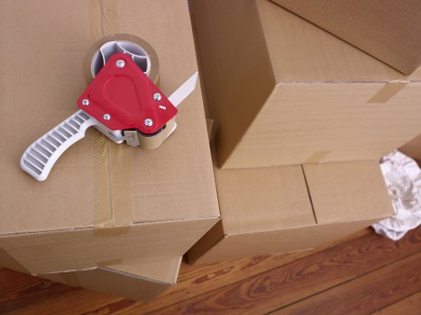 Packing and handling office furniture for a Woking move