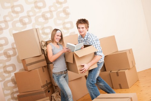Collection team loading furniture for pick-up in Woking