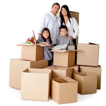 Team handling a residential move in the Woking area